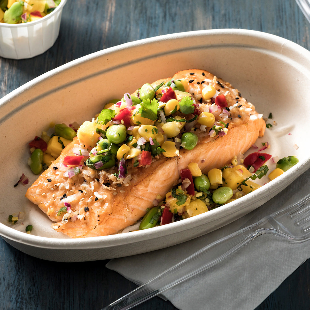 Bag of Shelled Soy Edamame 2.5 lb - 6/Case