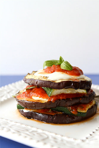 Grilled Zucchini & Eggplant Parmesan Recipe {Vegetarian}