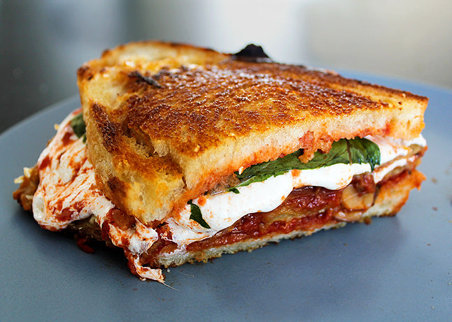 Eggplant Parmesan Grilled Cheese