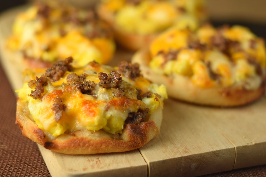 English Muffin Breakfast Pizza