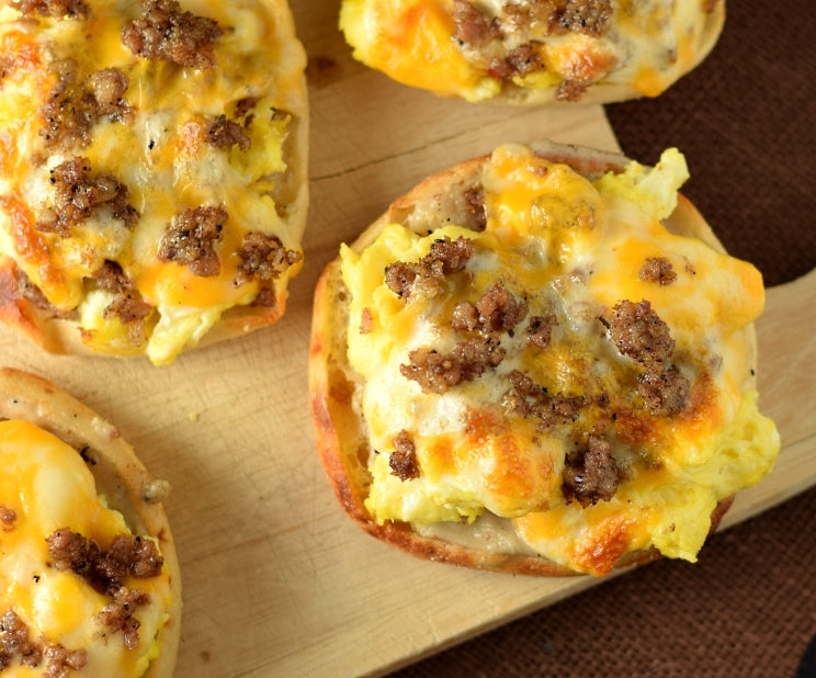 English Muffin Breakfast Pizza