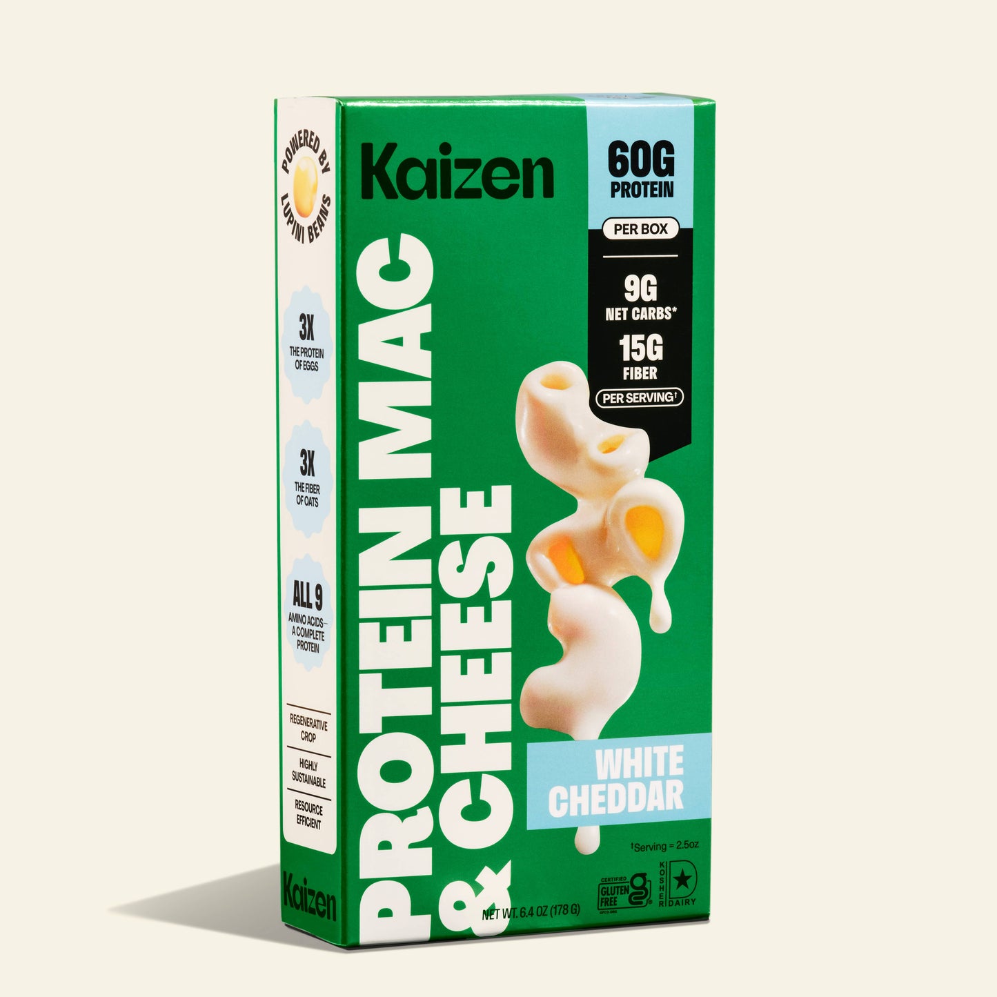 Kaizen High Protein (24g) White Cheddar Lowcarb Mac & Cheese