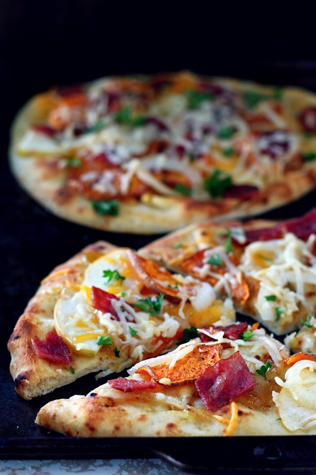 Fall Harvest Naan Pizza