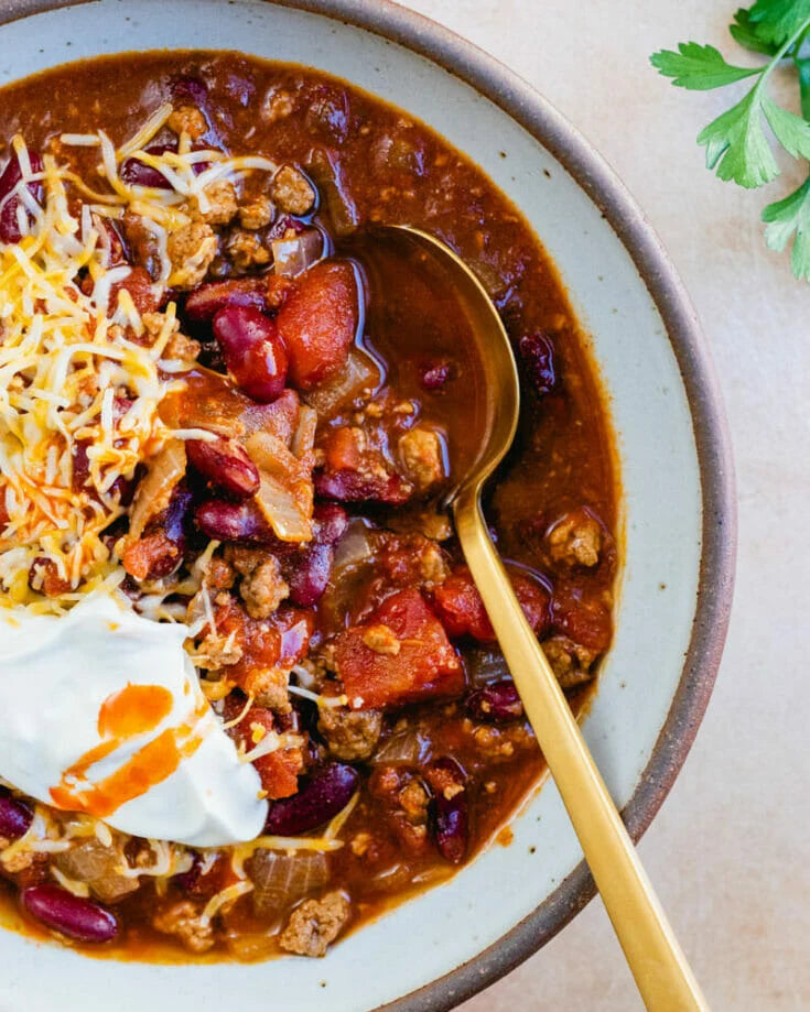Chef Francisco Timberline Chili with Beans - 4 lbs - 4/Case