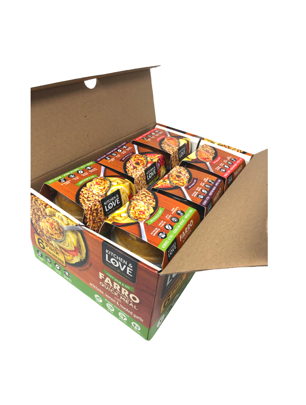 Farro Meal Variety Pack - Cucina & Amore - 6 Pack