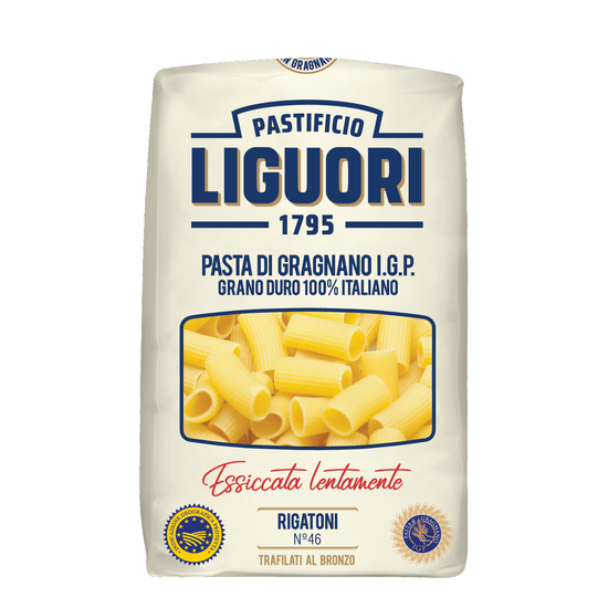 Liguori Rigatoni Pasta - NON GMO - 4 Pack