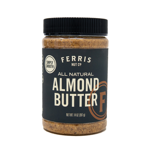 All Natural Almond Butter, GF, V - 14 oz - Ferris Coffee & Nut