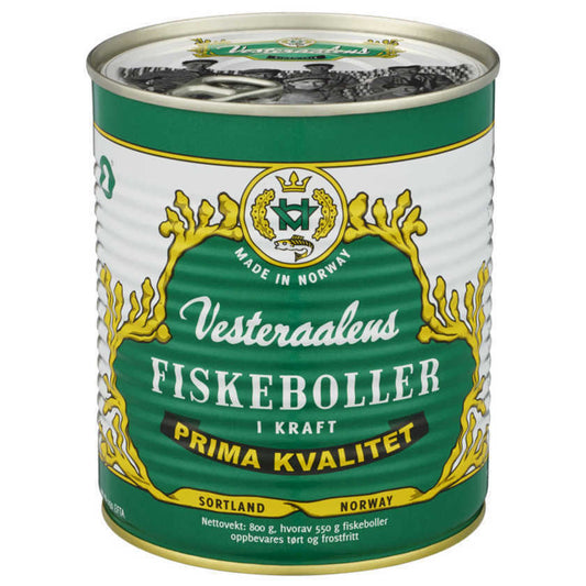 Fiskeboller Vesteraalens Norwegian Fish Balls - 800 g