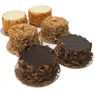 Flourless Mini Cake Samples - Six Included