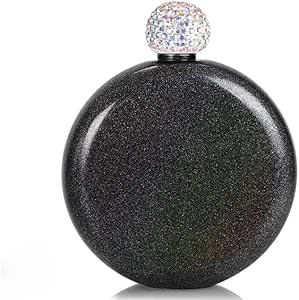 GLITTER FLASK | CHARCOAL