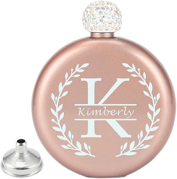 GLITTER FLASK | ROSE GOLD