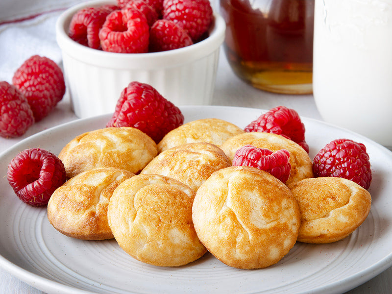 Poffertjes Dutch-Style Mini Pancake Bites – 1.1 lb, 6/Case