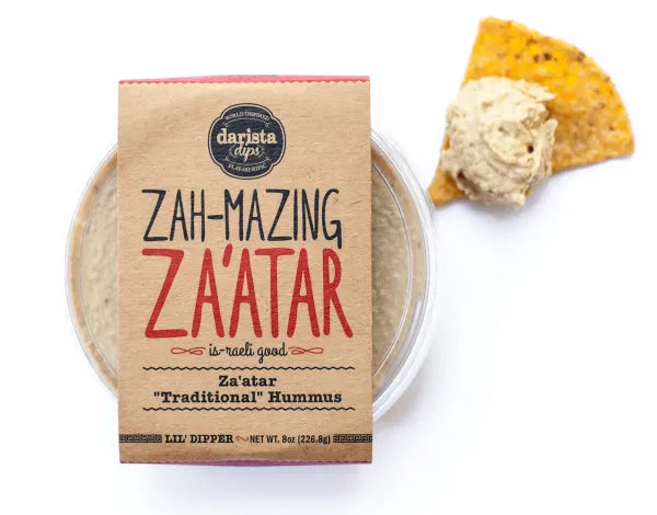 Darista Hummus Dips Variety 6-Pack - Gluten Free, Vegan