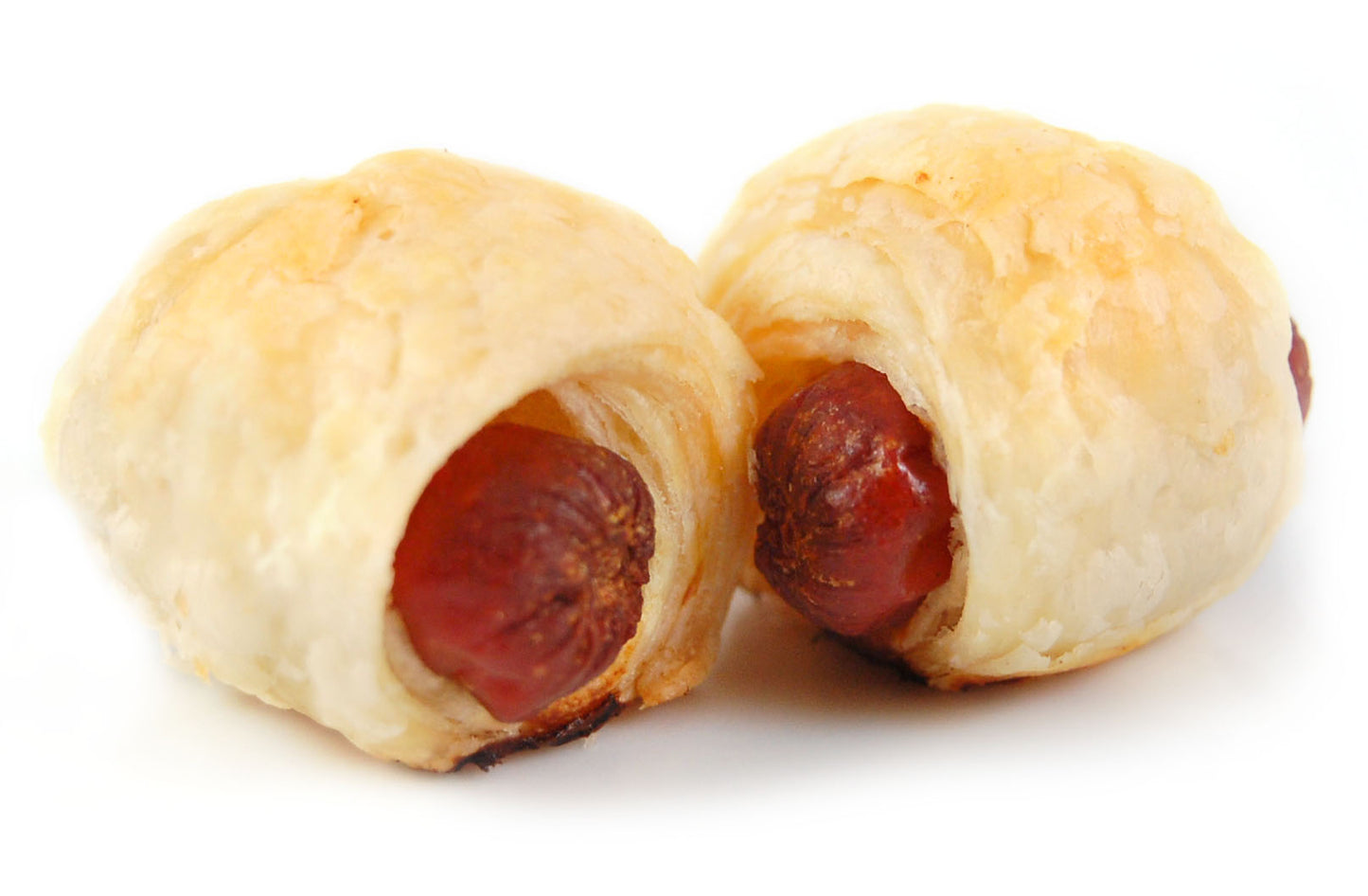 Premium Franks in a Blanket - 15 Delicious Mini Beef Franks Wrapped in Buttery Puff Pastry