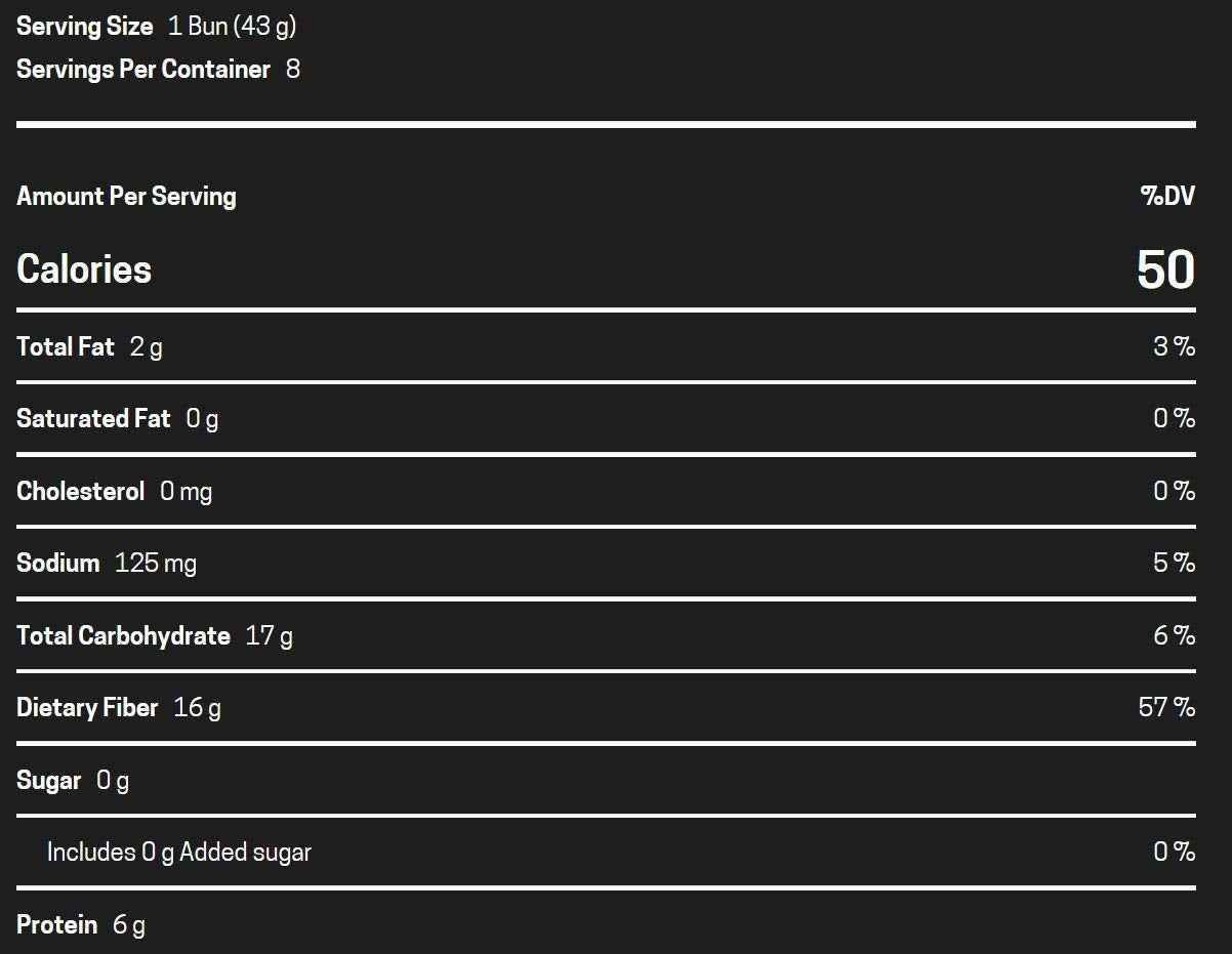 Keto Hamburger Buns- Zero NET Carbs 2 x 8 Packs - Franz