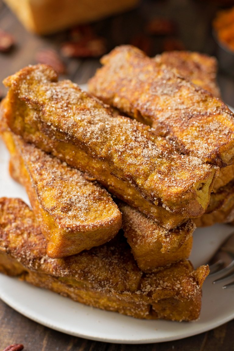 PUMPKIN FRENCH TOAST STICKS