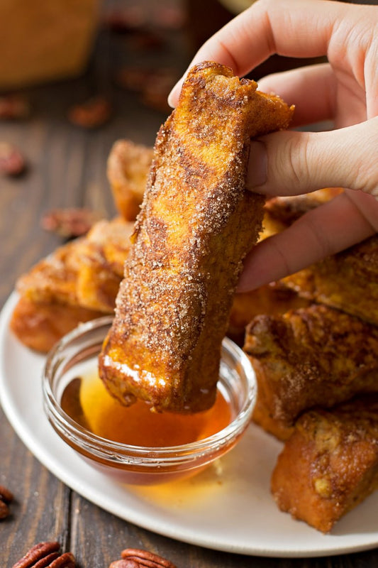 PUMPKIN FRENCH TOAST STICKS