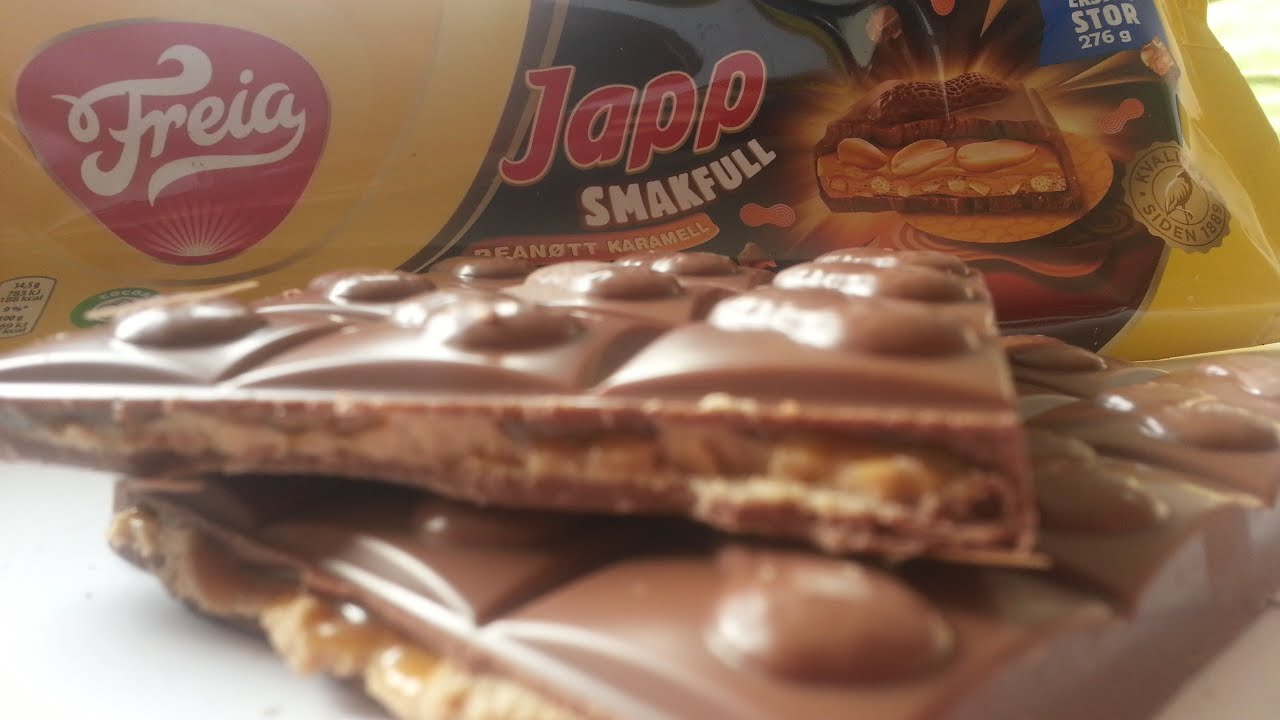 Freia Japp Smakfull Milk Chocolate Filled with Peanut Filling - 276g