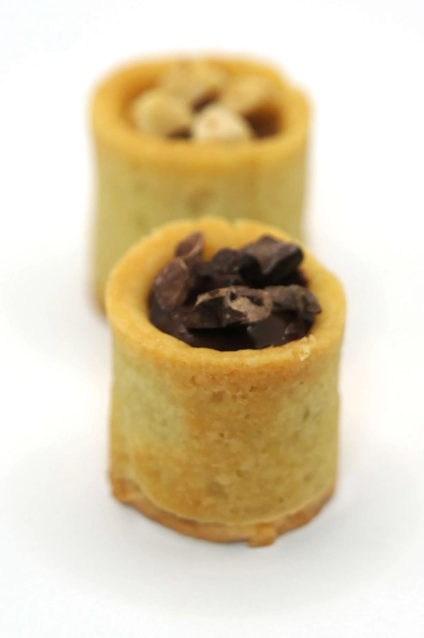 French Mini Tartlets Bites, Caramel or Chocolate - includes 20