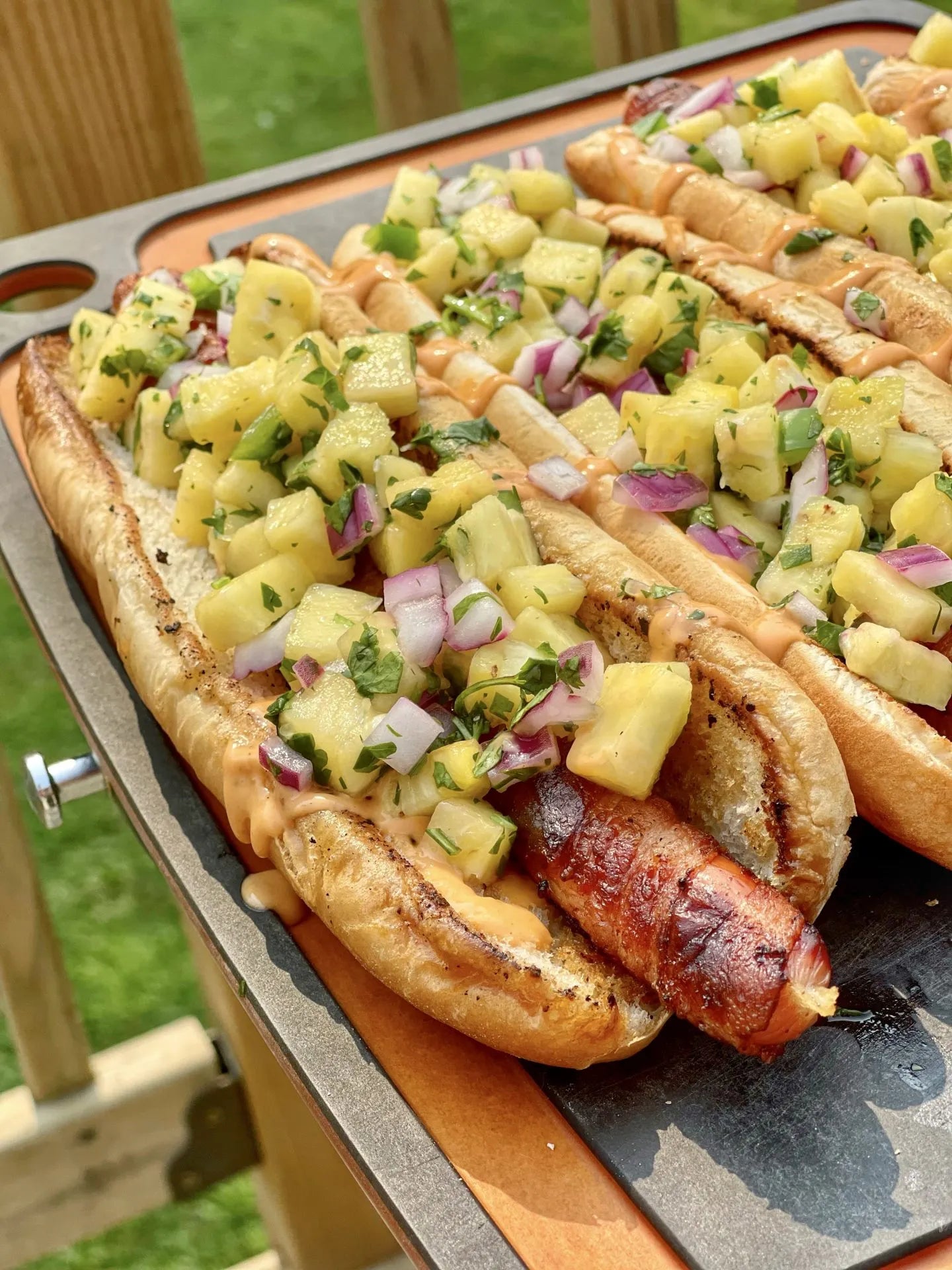 Sliced Foot Long Hot Dog Buns - 10"- 8 per pack - 8/Case