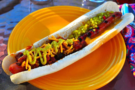 Sliced Foot Long Hot Dog Buns - 10"- 8 per pack - 8/Case