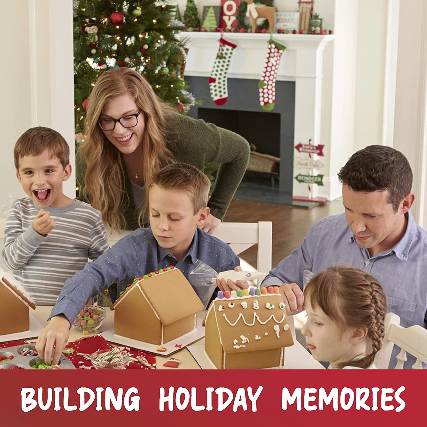 Gingerbread House Mini Village Christmas Kit