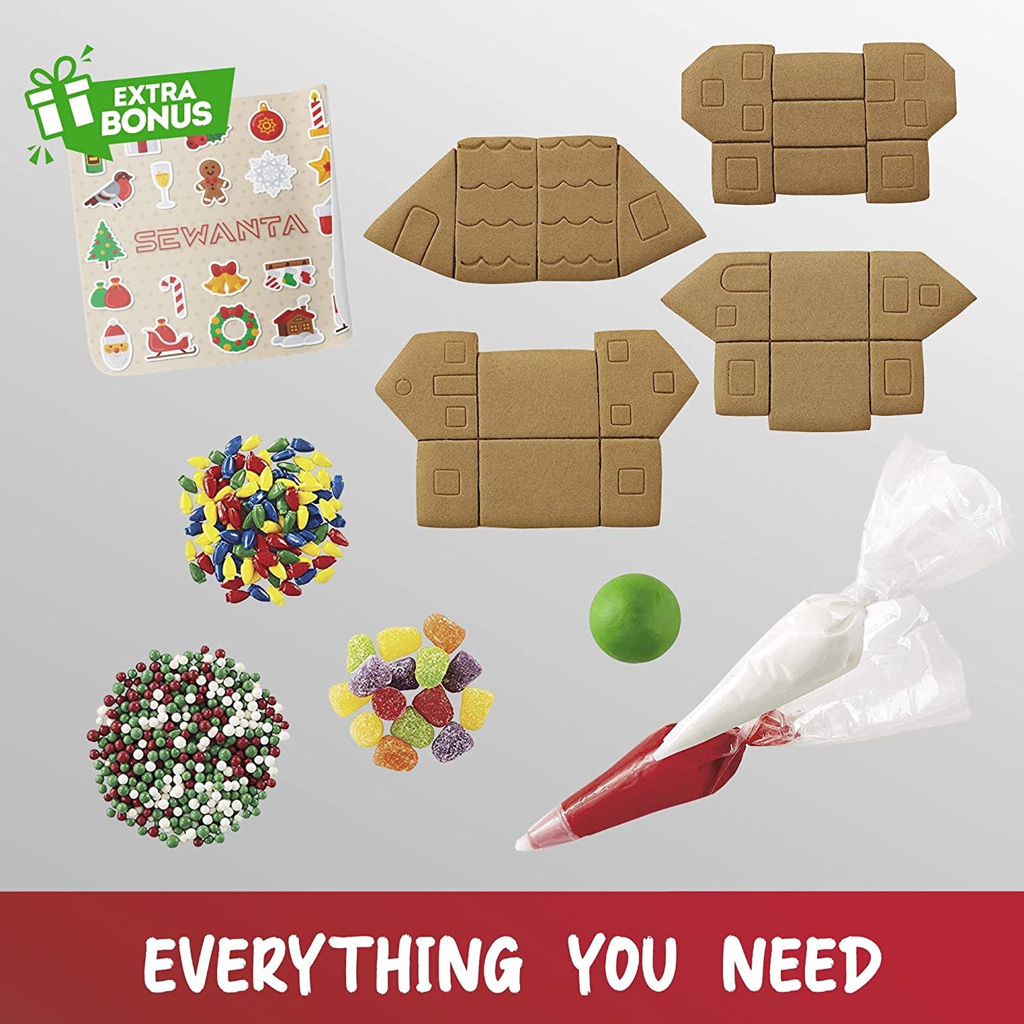 Gingerbread House Mini Village Christmas Kit