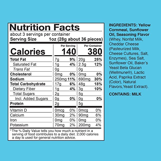 The Good Crisp Company Cheese Balls - Cheddar 2.75 Oz - Pack of 3