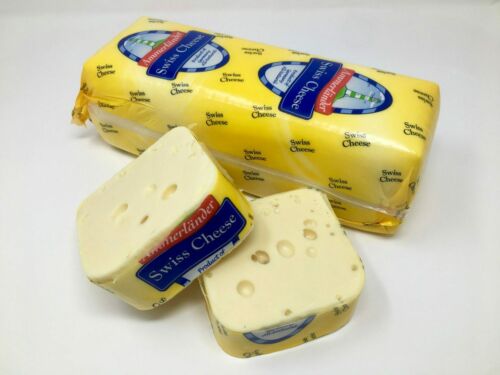 Ammerlander Imported German Swiss Cheese - 6.5 lb - 4/Case