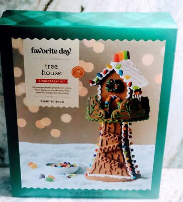 Christmas Tree House Gingerbread House Kit