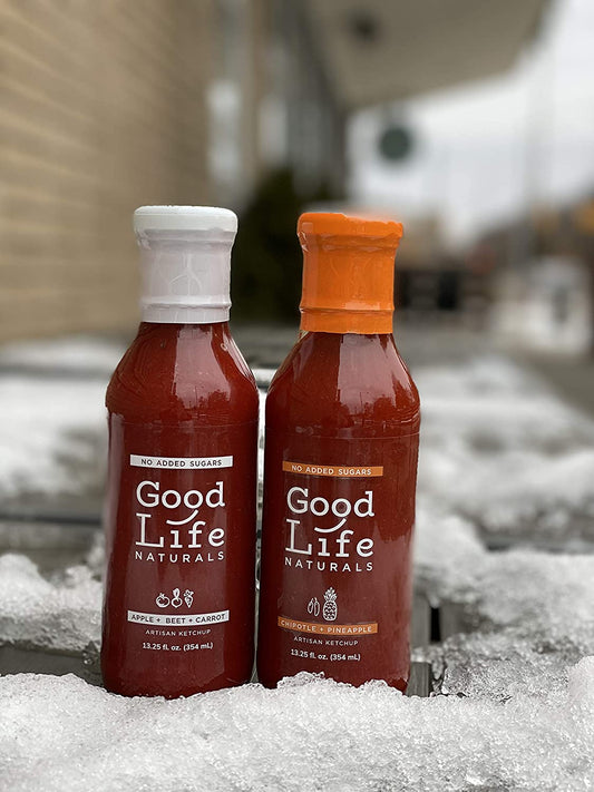 Good Life Naturals Ketchup – Crafted from Beets, Apples, & Carrots - 2 Pack