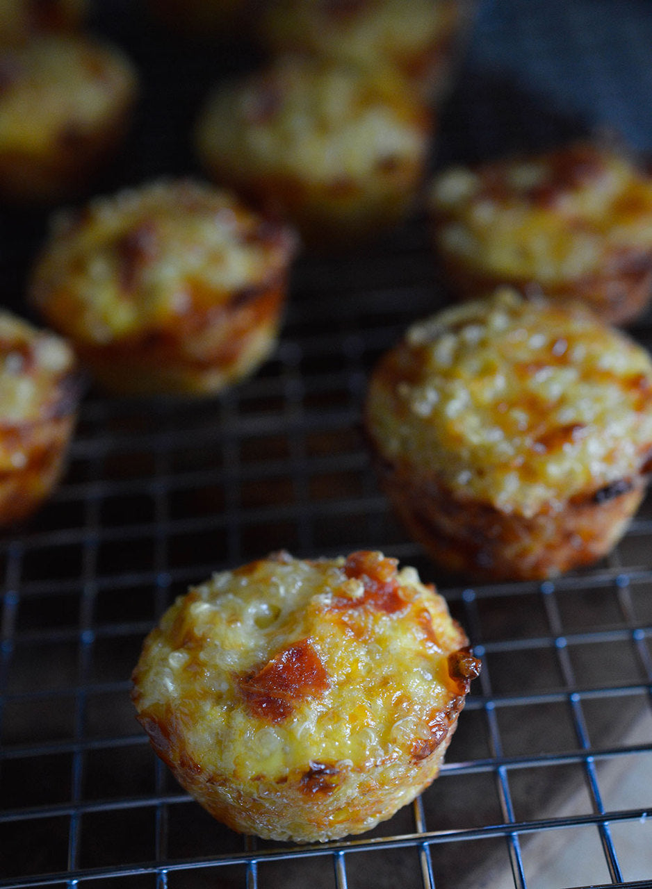 Gluten Free Quinoa Pizza Bites