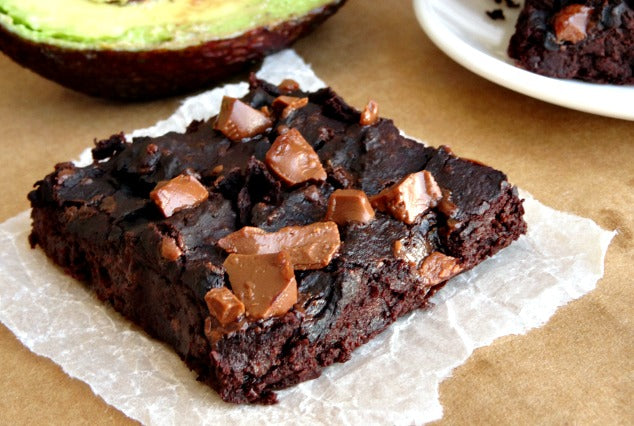 Fudgy Vegan Avocado Black Bean Protein Brownies