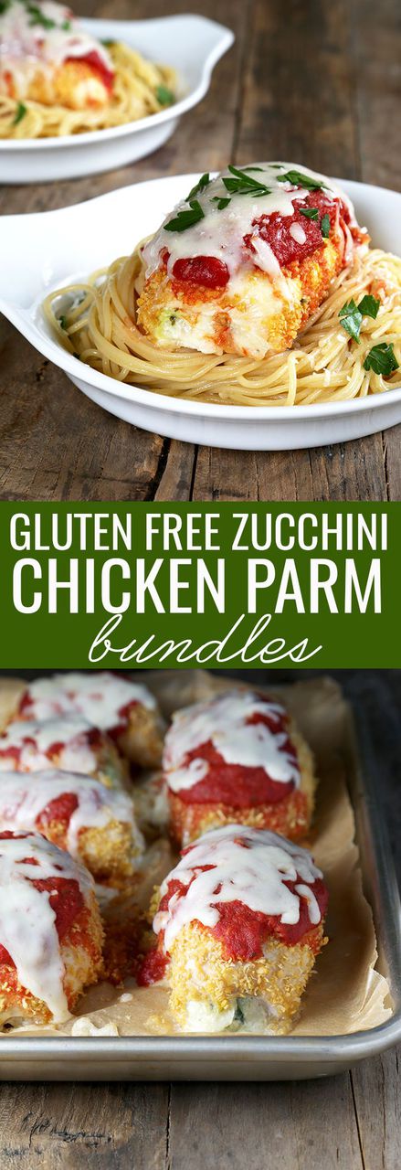 Zucchini Chicken Parmesan Bundles (GF)