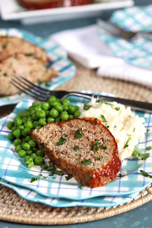SWEET AND SAVORY GLAZED MEATLOAF (GF)