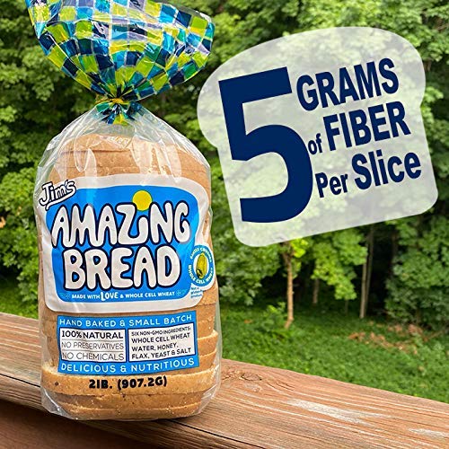 Gluten Free Jim's Amazing Bread - Sliced Whole Wheat Bread – 3 Loaves