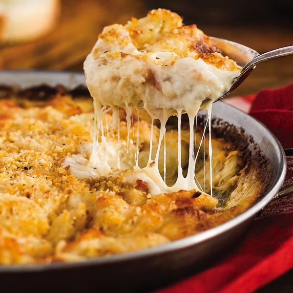 Cheesy Crab and Gnocchi Bake