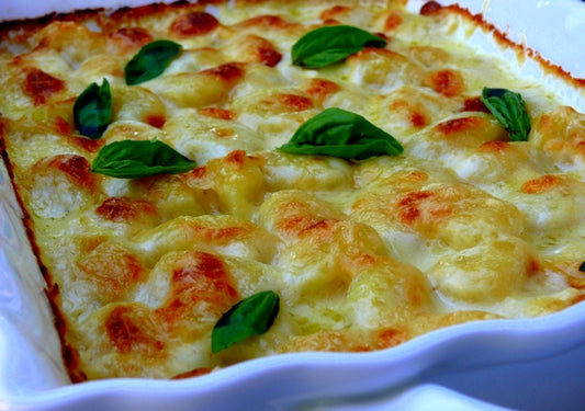 Baked Gnocchi Mac n Cheese