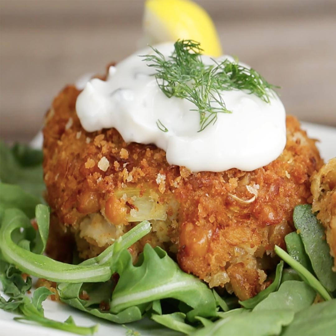 Good Catch Plant-Based Vegan Breaded Crab Cakes -2 oz - 80/Case