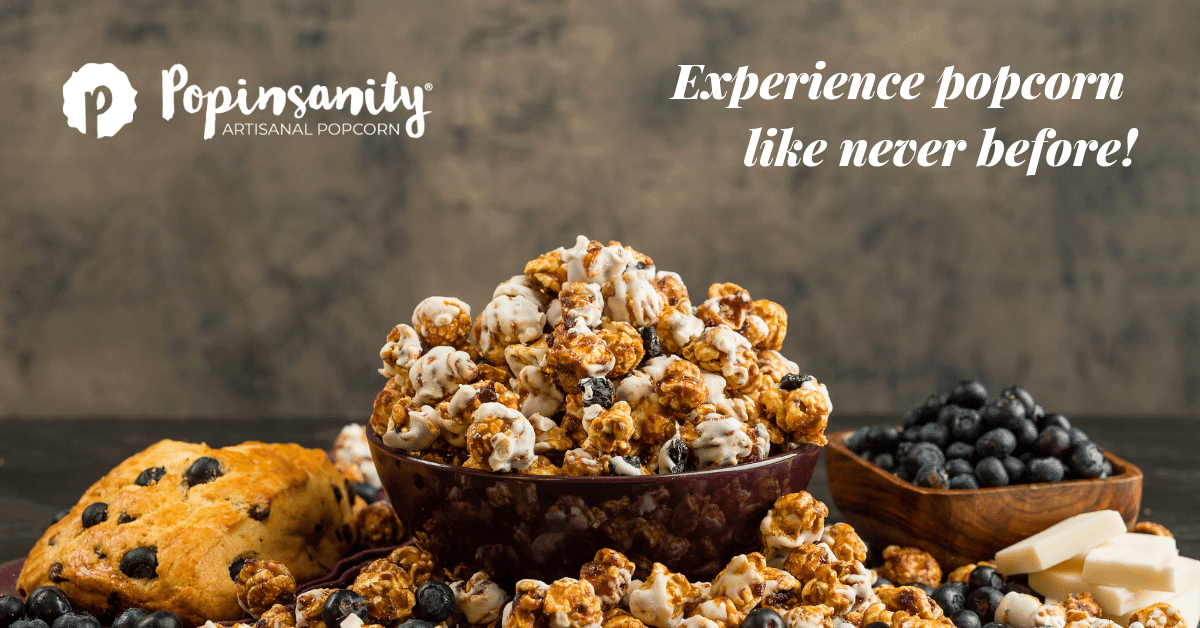 Popinsanity Gourmet Popcorn Sampler - 6 Top Flavors x 6 medium