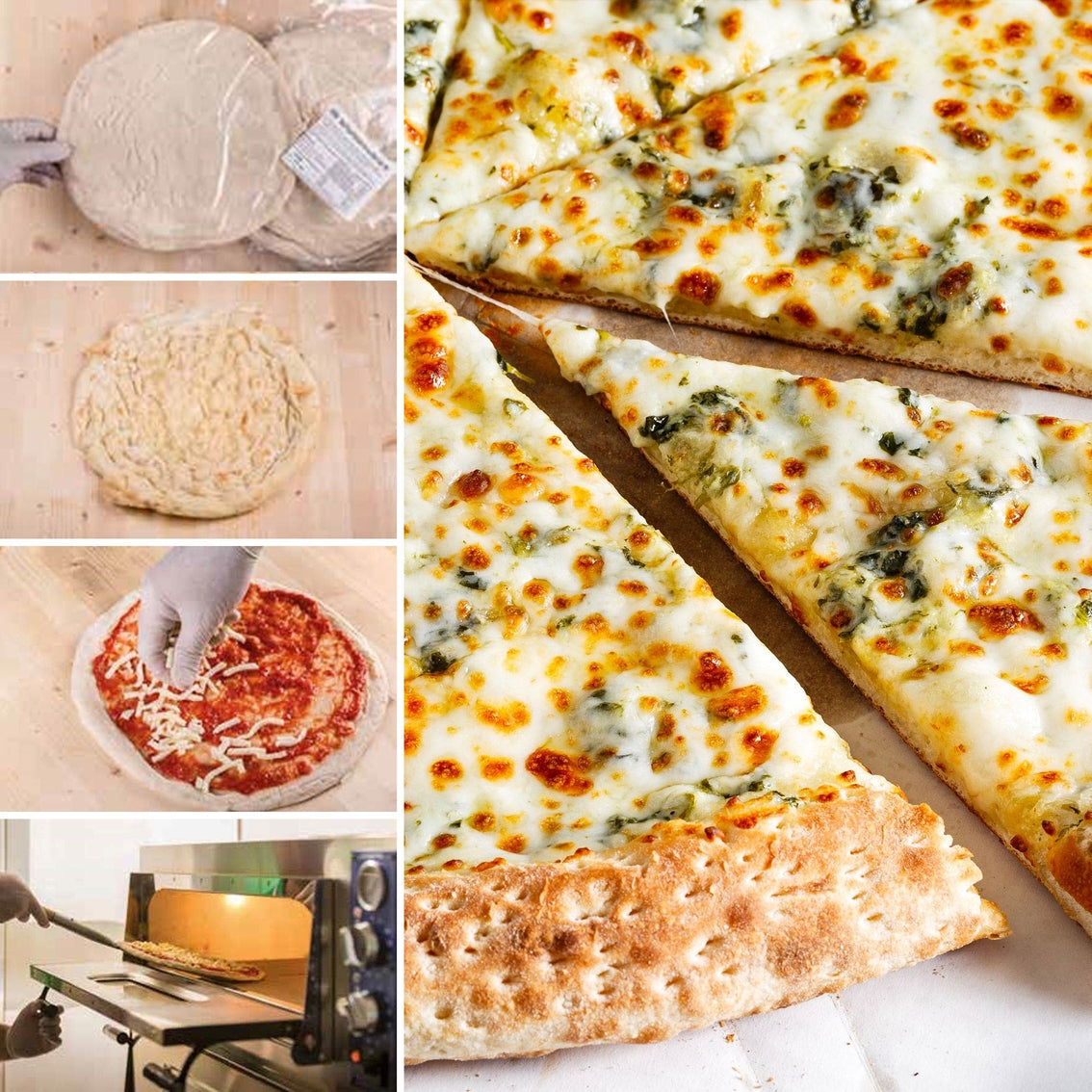 Gourmet White Cheese Pizza Kit - includes 5 pizzas to make
