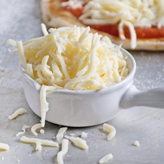 Great Lakes Shredded Mozzarella and Provolone Cheese Blend Bag  5 lb - 4/Case