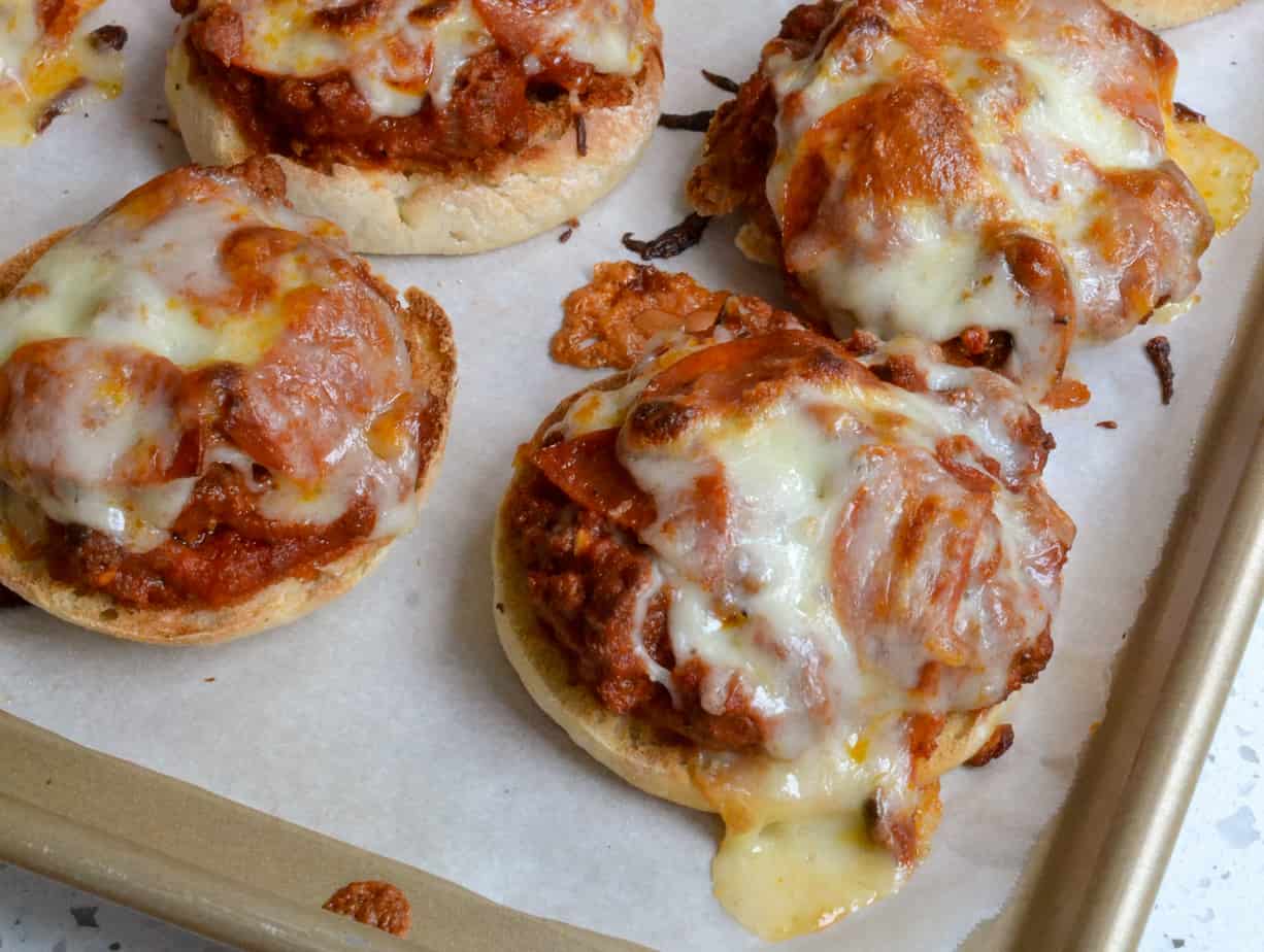Ground Beef Pizza Burger 4 oz - 40/Case