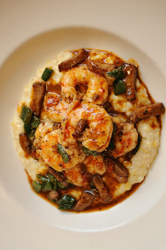 Southern Style Shrimp & Grits w/ Gravy - 1 lb