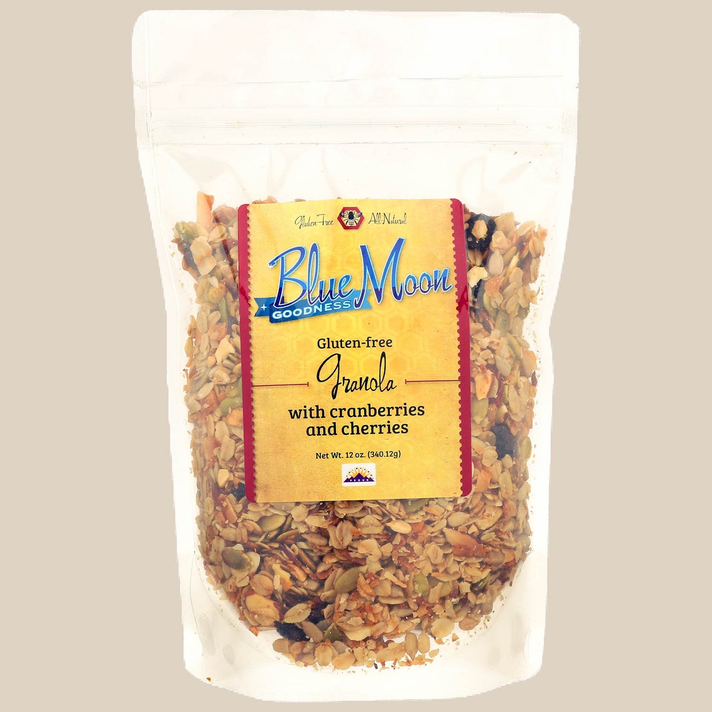 Blue Moon Goodness Mixed Case of 6- 12 oz Gluten Free Granola Berry Blend - GF, V