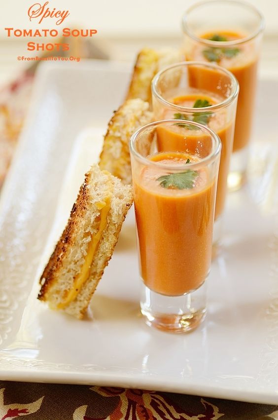 Spicy Tomato Soup Shots