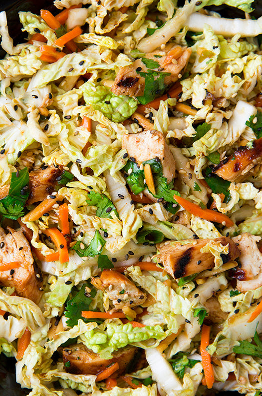 Grilled Ginger-Sesame Chicken Chopped Salad