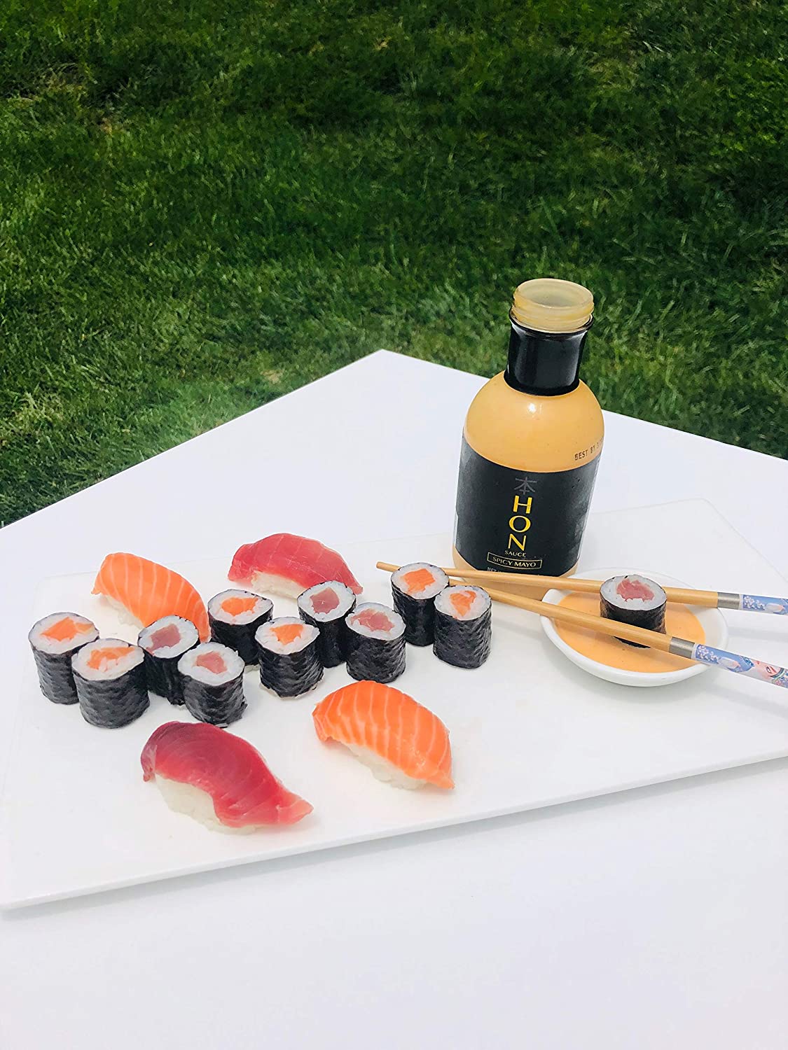 Hon Sauce - Spicy Mayo Flavored Japanese Mayonnaise with Sriracha Aioli