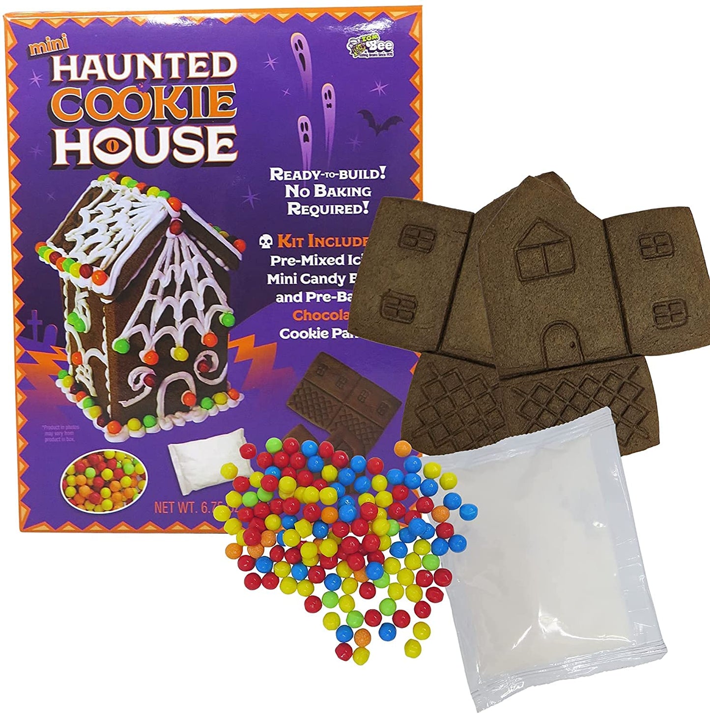 Halloween Haunted Gingerbread Cookie House Kit