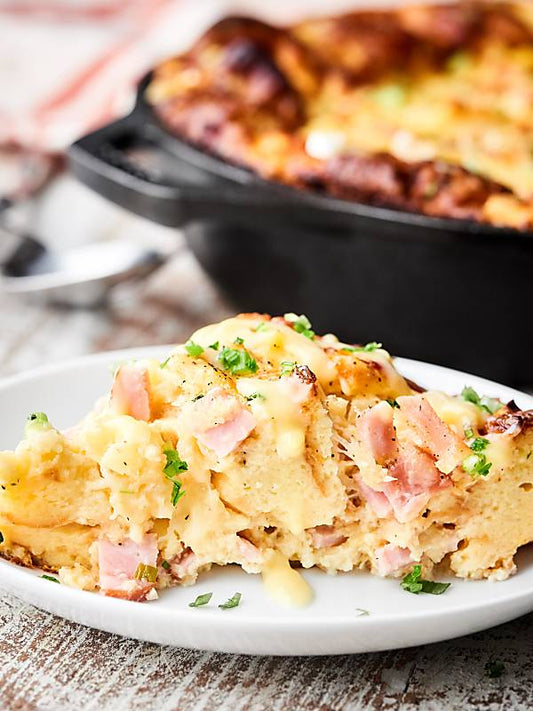 Hawaiian Benedict Breakfast Casserole